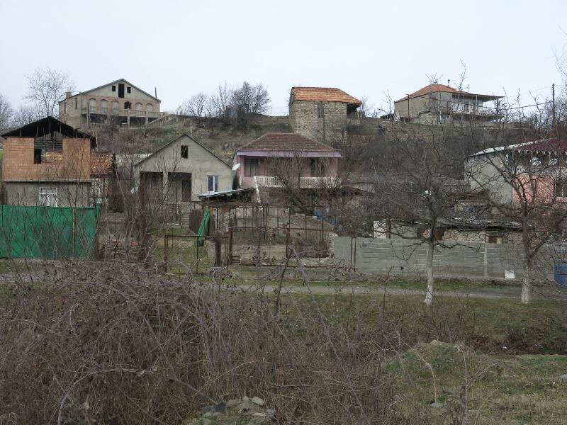 Typical Georgian village 